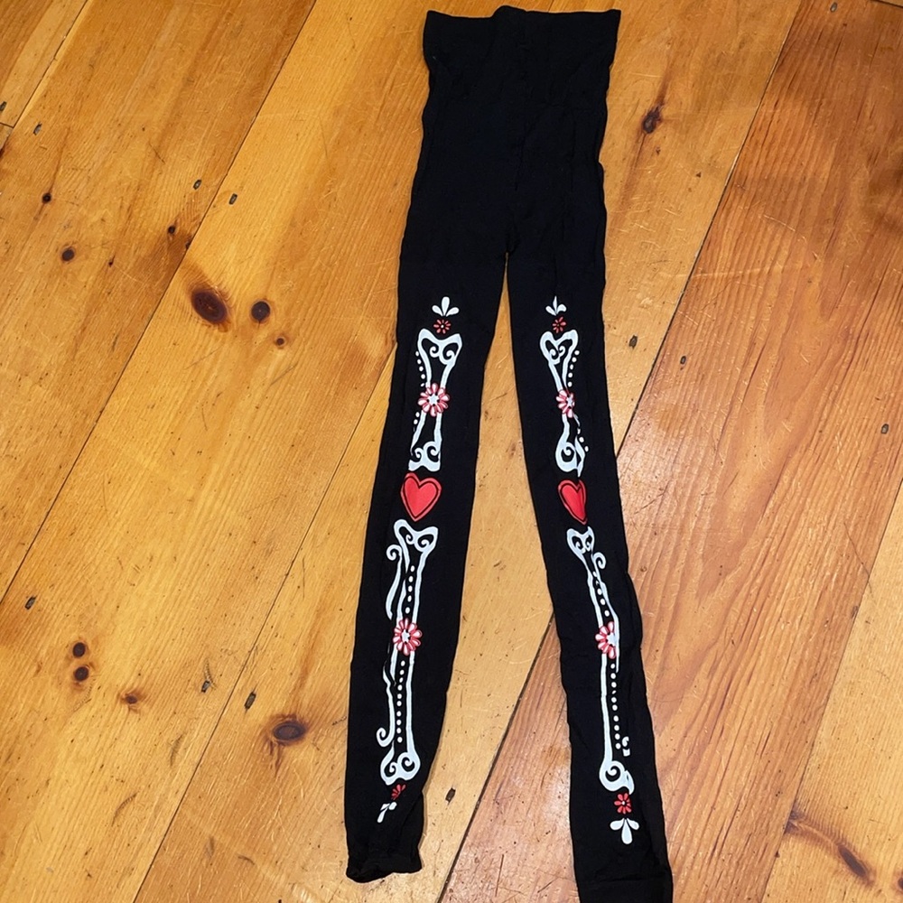 Day of the Dead Halloween Costume Scared to the Bone Skeleton Child M 7 - Picture 10 of 10
